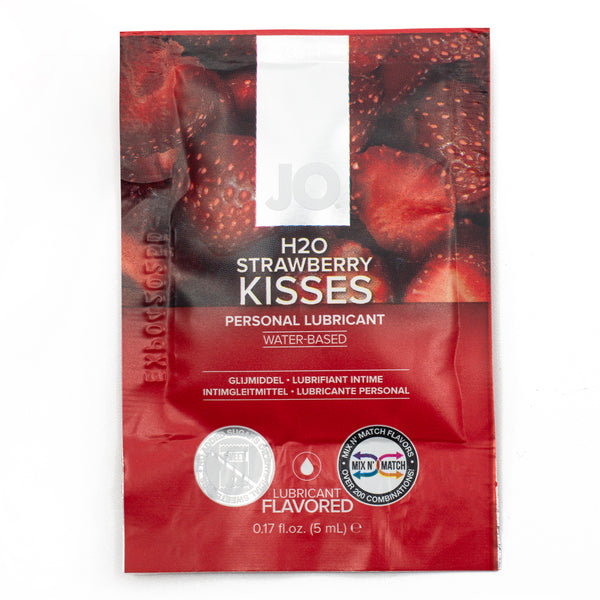 Jo H2o Strawberry Kisses Flavoured Lubricant Sexy Oral Fun Sexyland