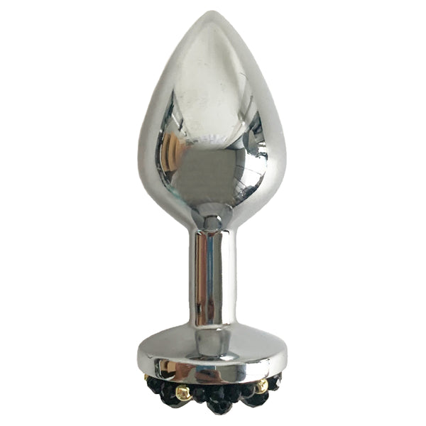 Diamante And Beading Embellished Metal Butt Plug Anal Toys Sexyland 0860