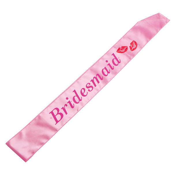 Flashing Bridesmaid Sash Pink Sexyland 3494