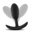 Anal Adventures Vibra Slim Platinum Silicone Butt Plug - Medium