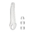 Performance Maxx Clear Ridged Penis Extension Sleeve Set