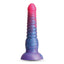 Colours Stacked 6" Ribbed Liquid Silicone Dildo With Suction Cup