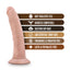 Dr. Skin Realistic 7" Cock Dildo With Suction Cup