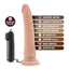 Dr. Skin Realistic 8.5" Vibrating PVC Dildo With Suction Cup