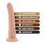 Dr. Skin Basic 8.5" Realistic Cock Dildo With Suction Cup