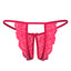 Exposed Get It Girl Crotchless Open Back UV-Reactive Lace Panty