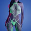 Fantasy Lingerie Glow High Voltage Fishnet Bodystocking & Thong