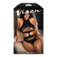 Fantasy Lingerie Vixen Nothing On You Chain Cutout Mesh Teddy