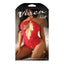 Fantasy Lingerie Hearts of Fire Pearl-Back Crotchless Teddy