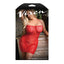 Fantasy Lingerie Feel The Heat Rhinestone Cutout Back Dress - Curvy