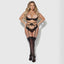 House of Desire Ashley Alexiss Lace Demi Bra Lingerie Set - Curvy