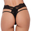 House of Desire Brooke Strappy Lace & Mesh Bikini Hipster Panty