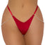 House of Desire Krystal Draped Rhinestone Chain Thong