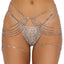 House of Desire Rhinestone Drape Garter Belt