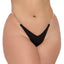 House of Desire Krystal Clear Strap Thong - Curvy