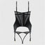 House of Desire Raquel Mesh Satin Bustier & Cutout Panty