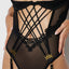 House of Desire Ashley Alexiss Strappy Lace Garter Teddy