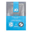 A JO H20 Original water-based lubricant in a 5ml sachet lays flat against a white backdrop. 