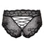 JSY Crotchless Pearl Lace Boyleg Panty