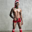 JSY 4-Piece Men's Christmas Shorts Costume Set