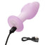 Lavender Haze Ridge Probe Vibrating Liquid Silicone Butt Plug