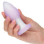 Lavender Haze Ridge Probe Vibrating Liquid Silicone Butt Plug