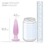 Lavender Haze Slender Probe Vibrating Liquid Silicone Butt Plug