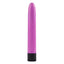 A magenta pink multi-speed straight vibrator stands against a white backdrop with a round tapered tip.