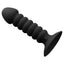 Leto Voss 10-Mode Vibrating Ribbed Silicone Anal Plug With Suction Cup