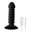 Leto Voss 10-Mode Vibrating Ribbed Silicone Anal Plug With Suction Cup