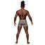 Male Power Sheer Prints Seamless Short Briefs