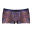 Male Power Sheer Prints Seamless Short Briefs