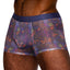 Male Power Sheer Prints Seamless Short Briefs