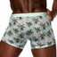 Male Power Sheer Prints Seamless Short Briefs