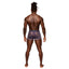 Male Power Sheer Prints Seamless Short Briefs