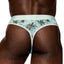 Male Power Sheer Prints Thong