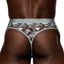 Male Power Sheer Prints Thong