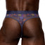 Male Power Sheer Prints Thong