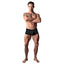 Male Power Work One Out Micro Mesh Mini Short