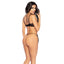 Mapale Lace Tie-Up Cage Strap Lingerie Set