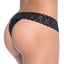 Mapale Crotchless Peekaboo Lace Thong Panty