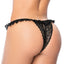 Mapale Peekaboo Crotch & Open-Rear Ruffled Lace Panty