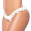 Mapale Peekaboo Crotch & Open-Rear Ruffled Lace Panty