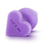 Naughtier Candy Hearts Platinum Silicone Butt Plug