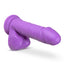 Neo 8" Dual-Density PVC Dildo With Balls