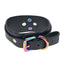 Ouch! Venice Faux Leather & Rainbow Neochrome Ankle Cuffs