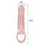 Pretty Love Harrison Vibrating Windowed Penis Extension Sleeve