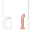 RealRock Realistic 6" Vibrating Dildo With Suction Cup