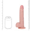 RealRock Realistic 9" Vibrating Dildo With Balls & Suction Cup