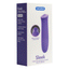 A box by Sexyland stands against a white backdrop with a purple bullet vibrator on it. 